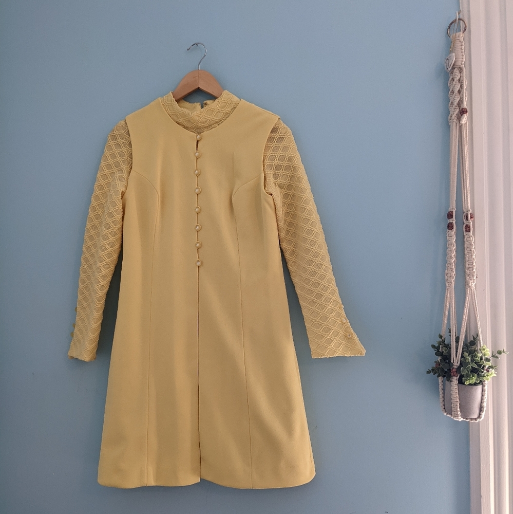 Vintage 2-Piece Dress with Vest